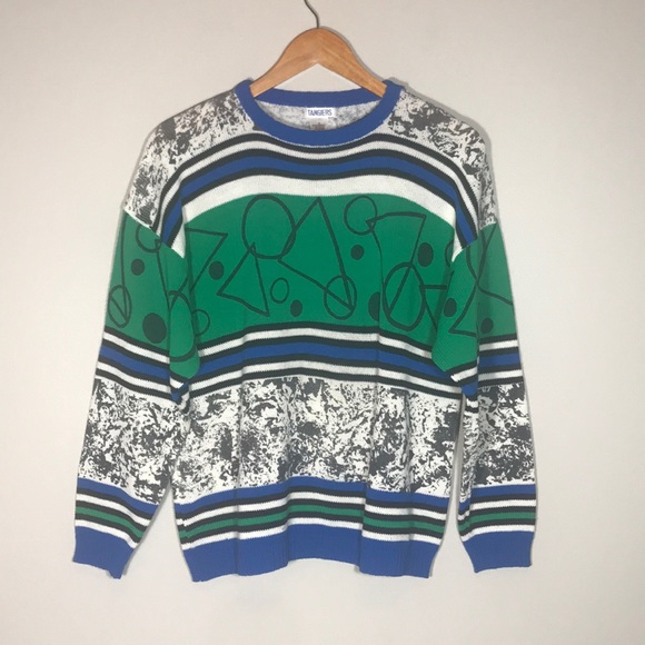 Vintage Rare Mix Print Sweater - Picture 5 of 8